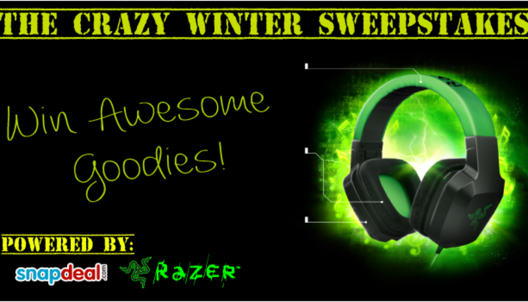 The Crazy Winter Sweepstakes