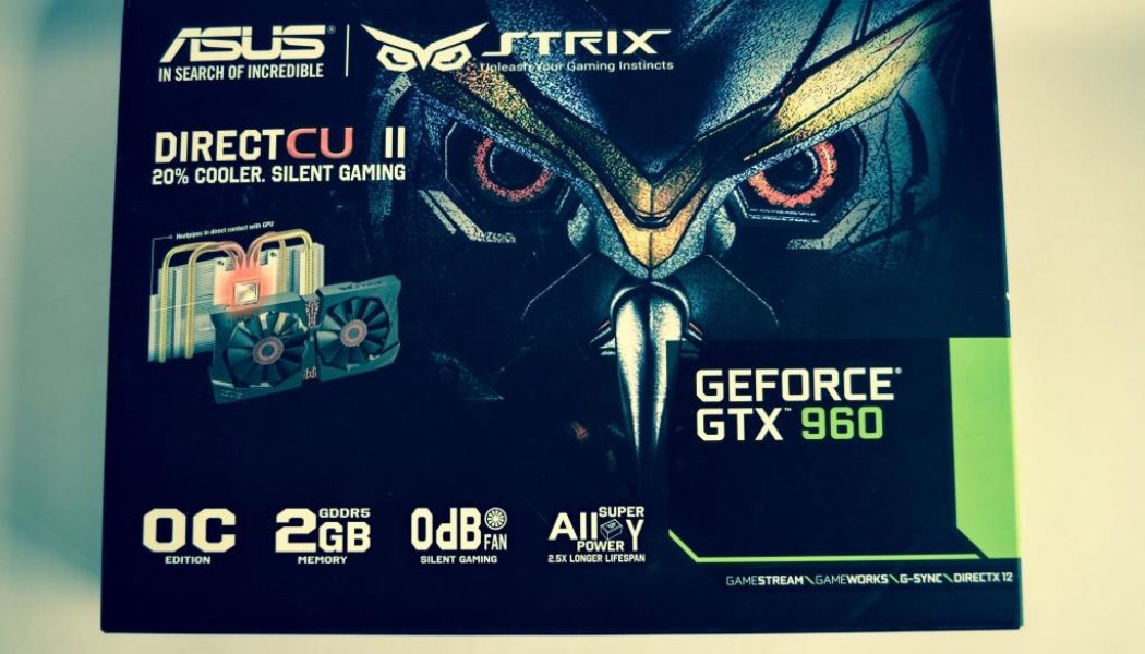 ASUS Strix Edition GeForce GTX 960 Graphics Card Review