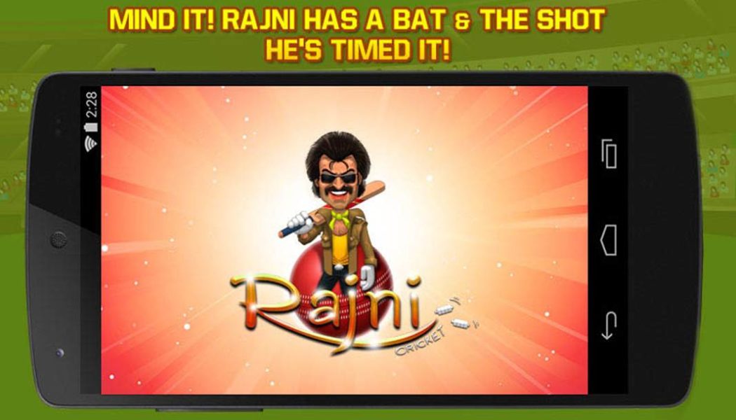 Rajni Cricket Game Released