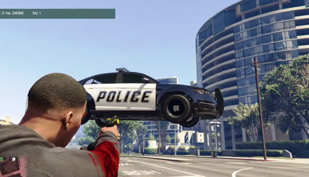 GTA V + Gravity Gun = Tomfoolery