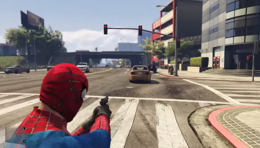 Now play GTA V as Spiderman!