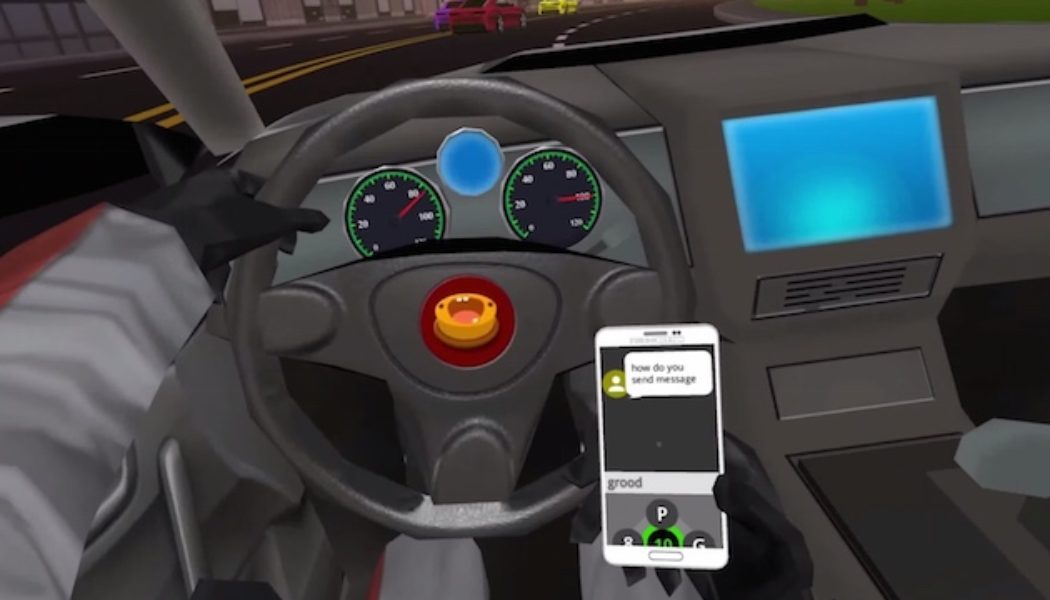 Text While Driving in SMS Racing