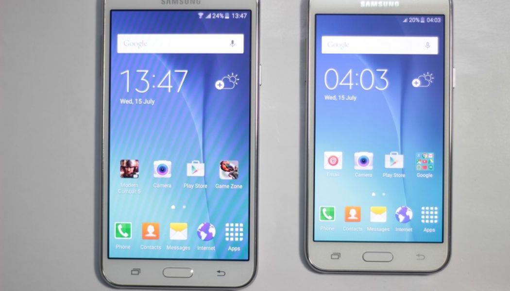 Samsung Launches Gaming Smartphones: Galaxy J5 and Galaxy J7
