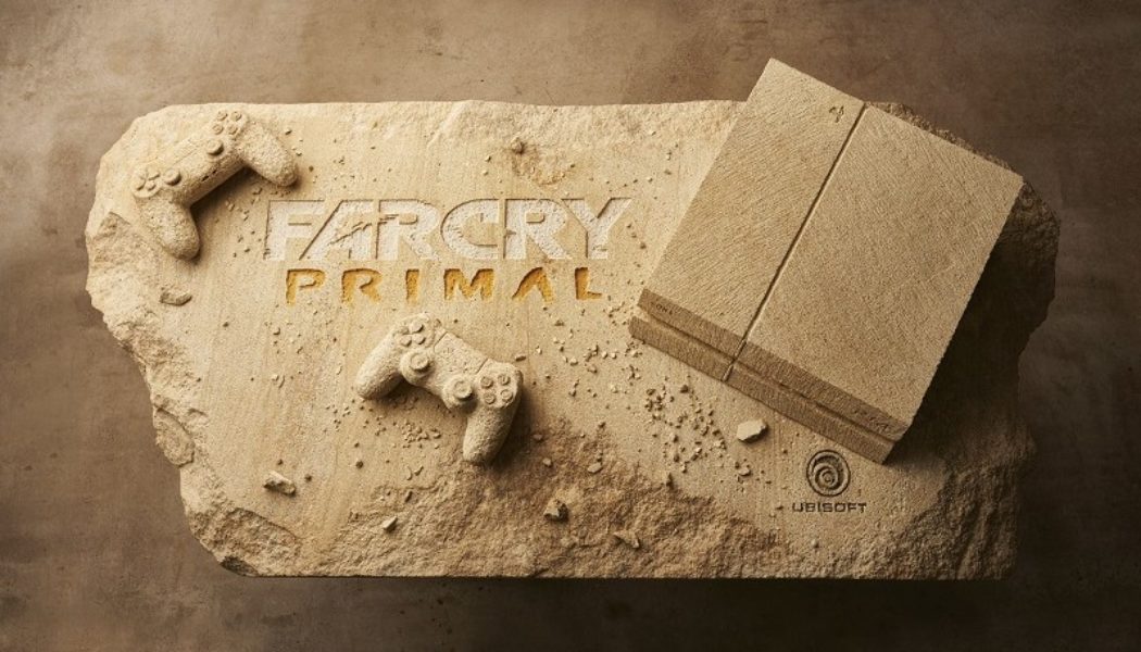 Far Cry Primal: Prehistoric Console & Controllers Crafted From Stone