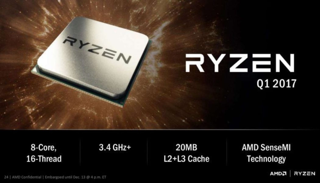 AMD Announced The New Ryzen Processors, Specs Revealed