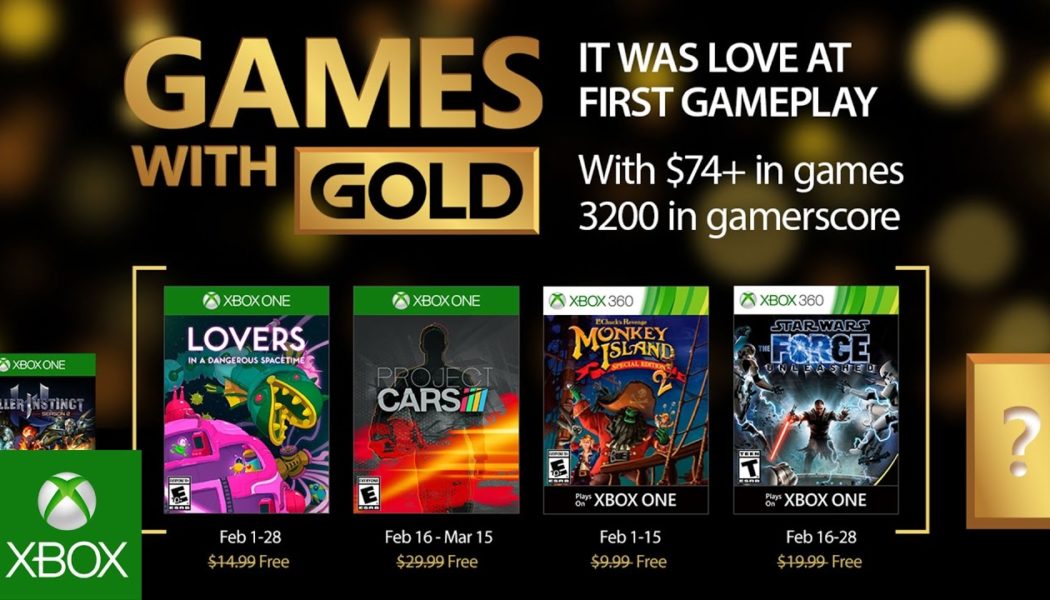 Xbox Live Games With Gold For February 2017