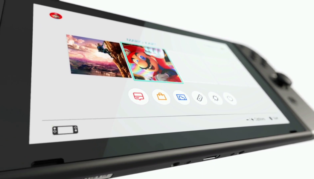 Screenshot of Switch UI Leaked, Reveals New Games