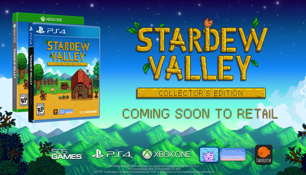 Stardew Valley Coming To Retail Stores In Early 2017 For PlayStation 4 & Xbox One