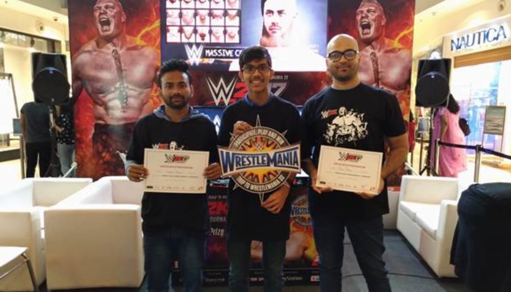 Mumbai Gamer Wins WWE 2K17 Road To WrestleMania 33