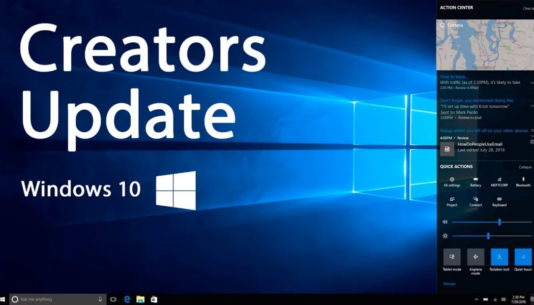 Creators Update Brings Game-Changing Features To Windows 10