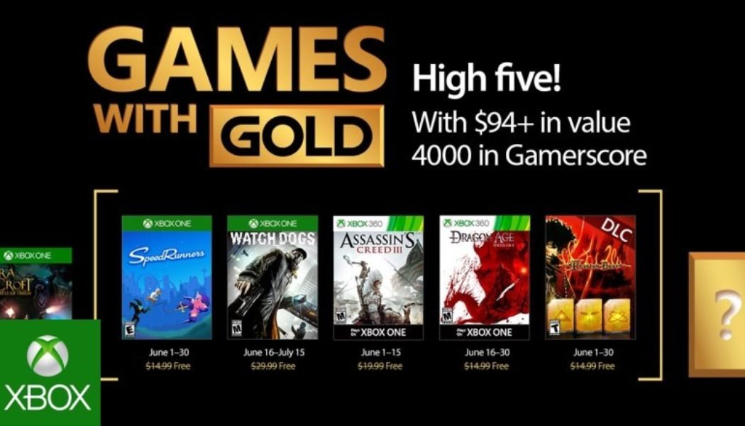 Xbox Live Games With Gold Announced For June 2017 Announced