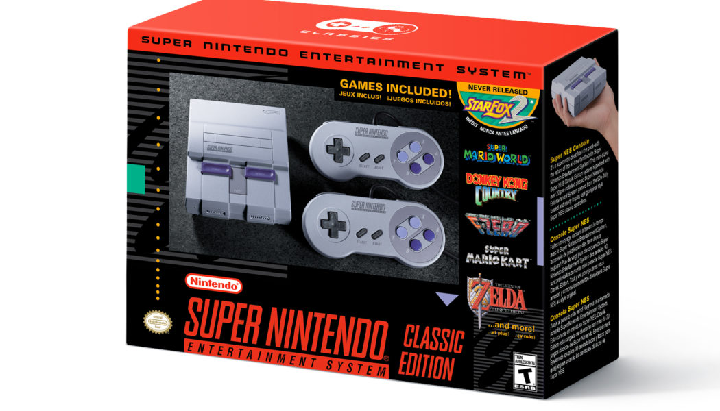 Super NES Classic Edition Launches September 29 with 21 Games