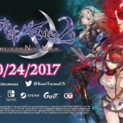 Nights of Azure 2 Battle System and Post-Launch Bonuses Detailed