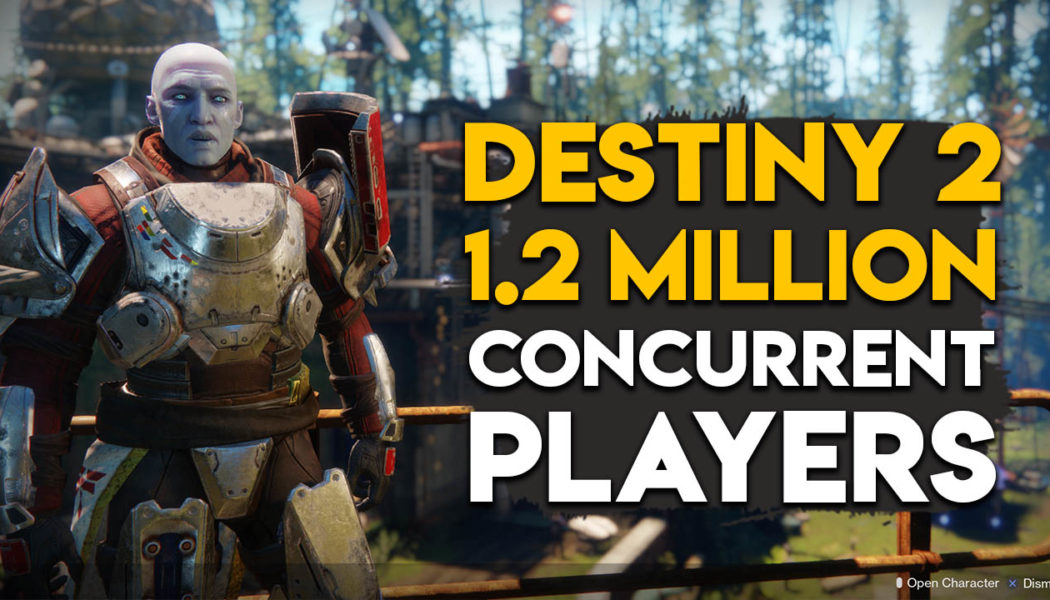 Destiny 2 Reaches 1.2 Million Concurrent Players In Under A Week