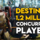 Destiny 2 Reaches 1.2 Million Concurrent Players In Under A Week