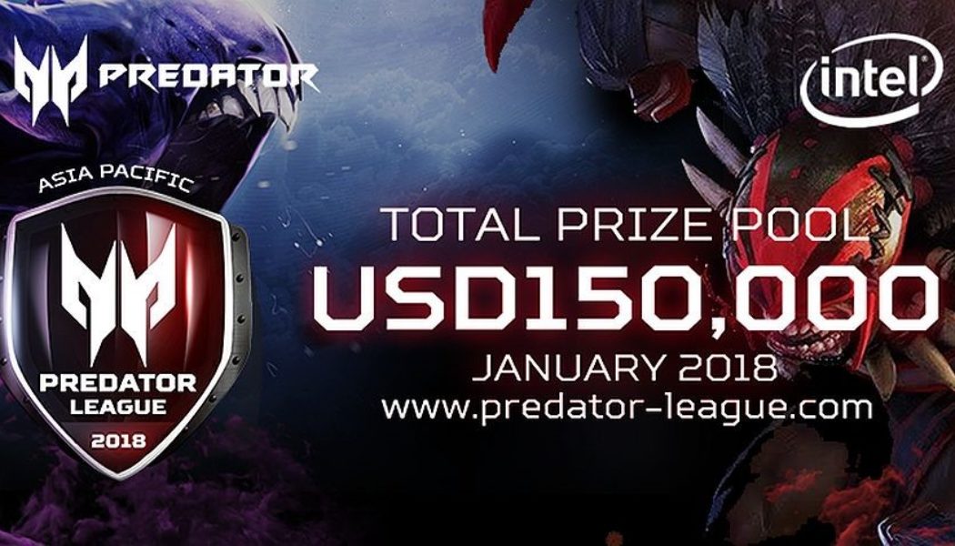 Asia Pacific Predator League 2018 Announced, DOTA 2 Players Register Now!