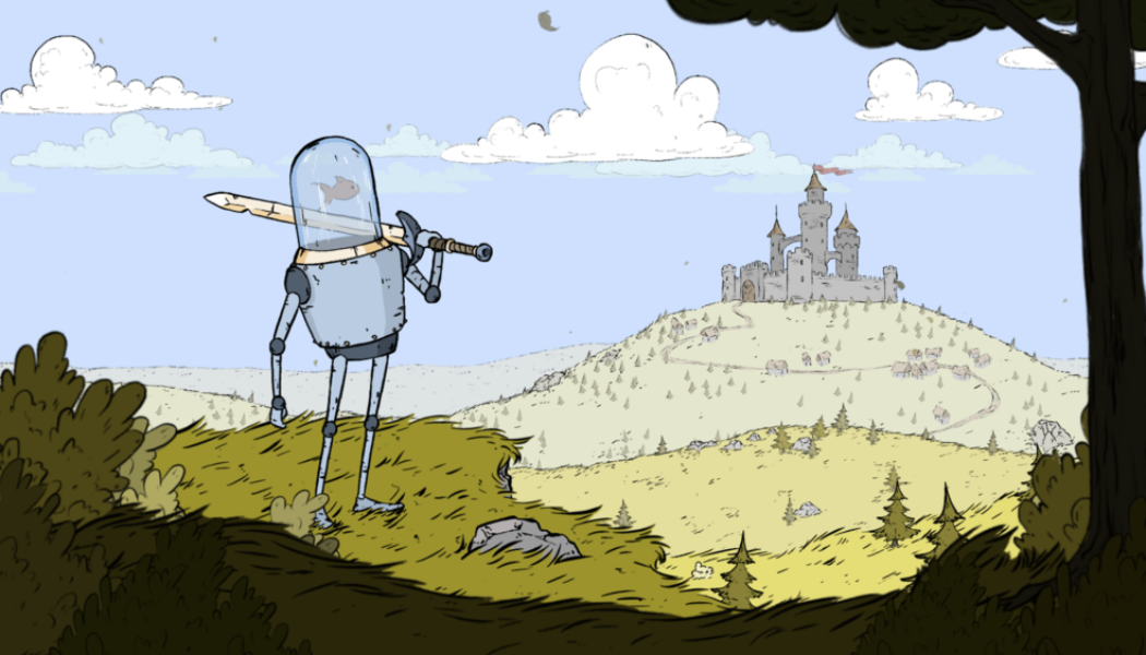 Feudal Alloy – Metroidvania Style Adventures Of A Fishbowl-Powered Medieval Robot