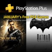 PS Plus Free Games For January 2018