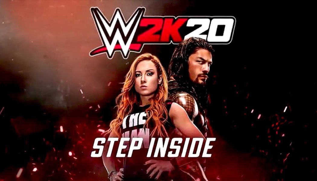WWE 2K20 COVER SUPERSTARS BECKY LYNCH & ROMAN REIGNS USHER IN FRANCHISE FIRSTS